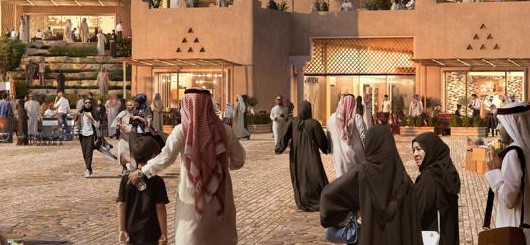 Diriyah Touristenort in der Nähe von Riad