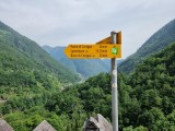 Corippo Wegweiser