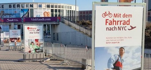 Blick auf ITB  Berlin