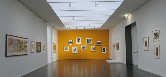 Ausstellungsansicht: Bilder von Rolf Nesch